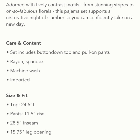 Anthropologie Astrid pajama set - Picture 3 of 6